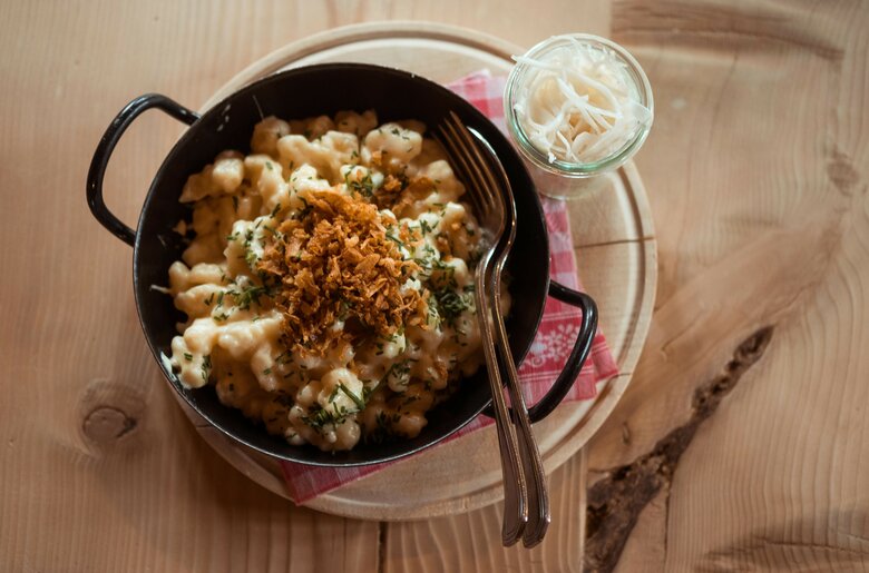 Käsespätzle | © Urlaub am Bauernhof - TVB Fügen/ Simon Gehr