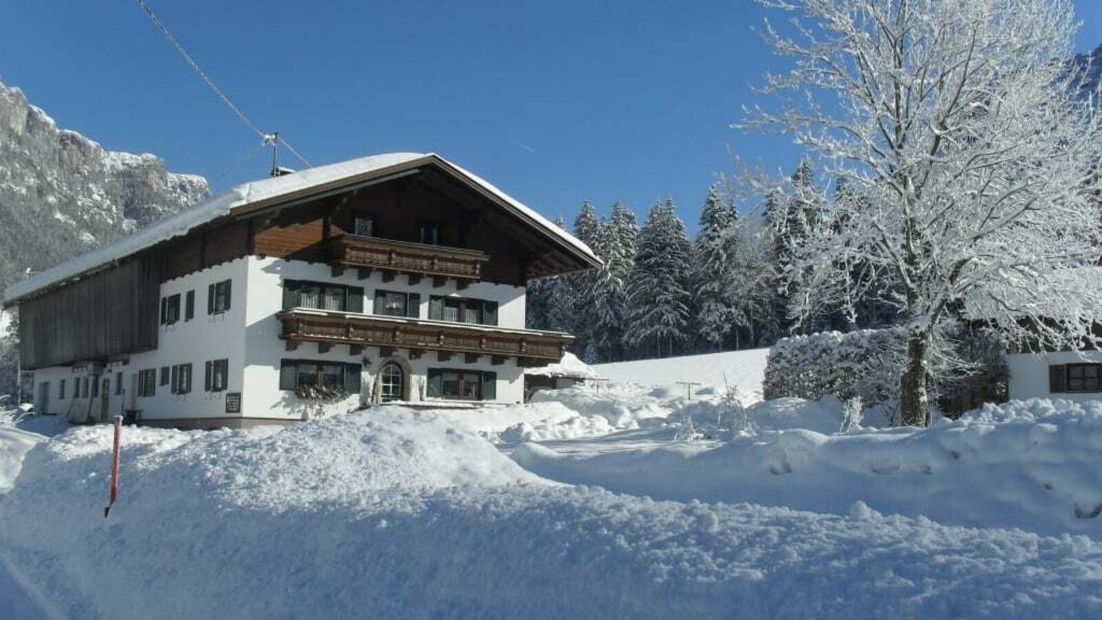 La nostra fattoria in inverno